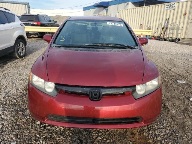 2HGFA16609H325797 - 2009 HONDA CIVIC LX-S ბურგუნდია ფოტო 5