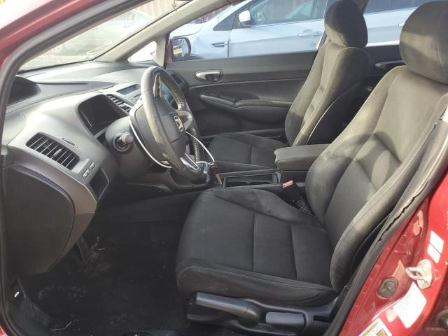 2HGFA16609H325797 - 2009 HONDA CIVIC LX-S ბურგუნდია ფოტო 7