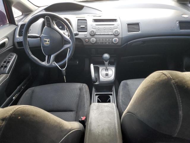 2HGFA16609H325797 - 2009 HONDA CIVIC LX-S ბურგუნდია ფოტო 8