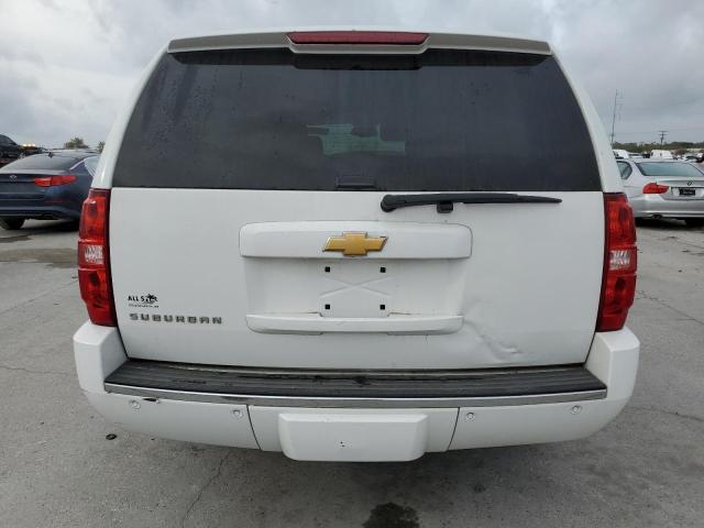 1GNSCKE04BR399697 - 2011 CHEVROLET SUBURBAN C1500 LTZ WHITE photo 6