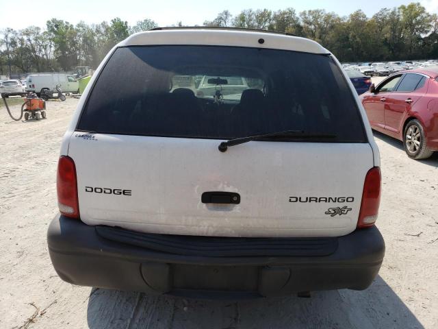 1D4HR38N03F618983 - 2003 DODGE DURANGO SPORT WHITE photo 6