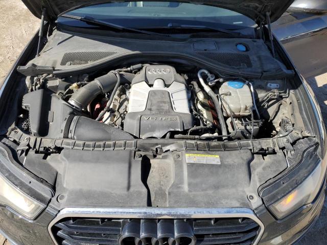 WAUHGAFC3EN080164 - 2014 AUDI A6 PRESTIGE შავი ფოტო 11