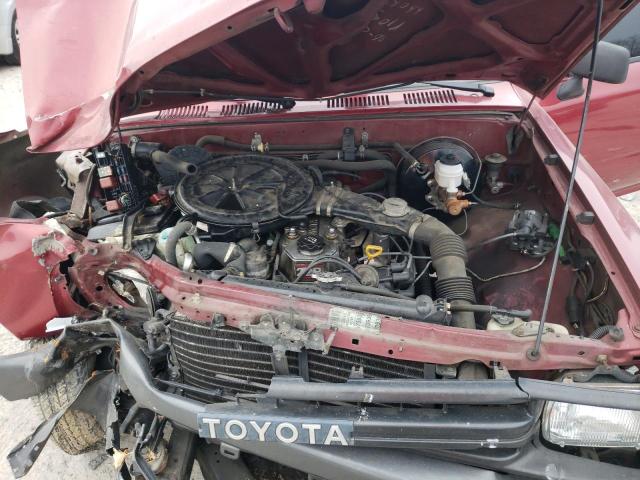 JT4RN81R8L5076027 - 1990 TOYOTA PICKUP 1/2 TON SHORT WHEELBASE RED photo 11