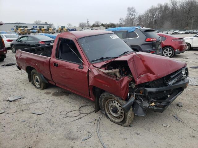 JT4RN81R8L5076027 - 1990 TOYOTA PICKUP 1/2 TON SHORT WHEELBASE RED photo 4