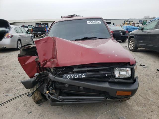 JT4RN81R8L5076027 - 1990 TOYOTA PICKUP 1/2 TON SHORT WHEELBASE RED photo 5