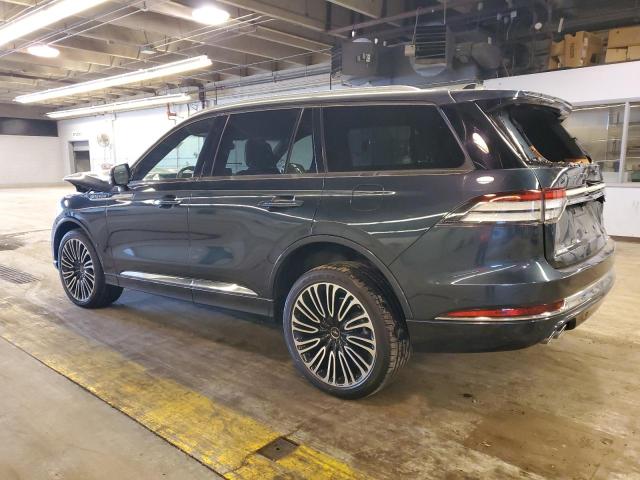 5LM5J9XCXLGL11673 - 2020 LINCOLN AVIATOR BLACK LABEL BLUE photo 2