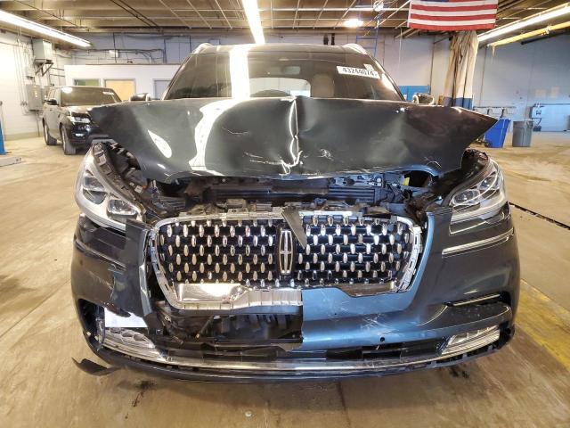 5LM5J9XCXLGL11673 - 2020 LINCOLN AVIATOR BLACK LABEL BLUE photo 5