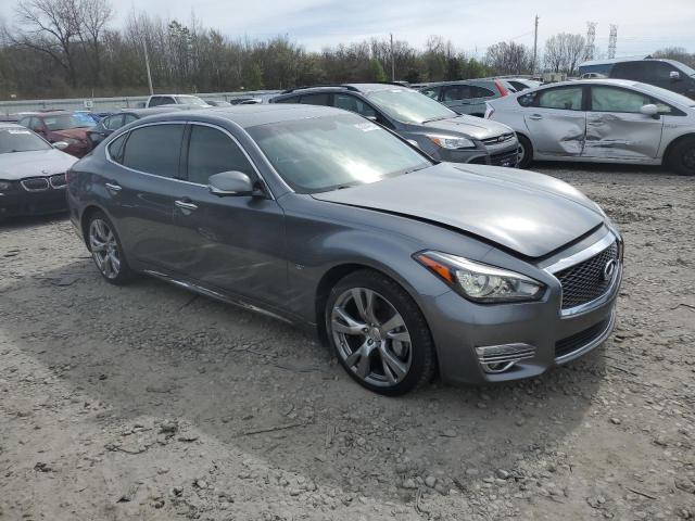 JN1BY1PP4FM602074 - 2015 INFINITI Q70L 3.7 GRAY photo 4