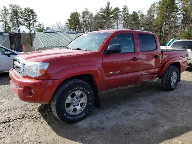 3TMLU42N79M020595 - 2009 TOYOTA TACOMA DOUBLE CAB RED photo 1