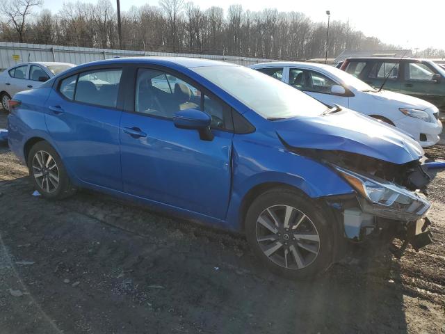 3N1CN8EV1ML839328 - 2021 NISSAN VERSA SV BLUE photo 4