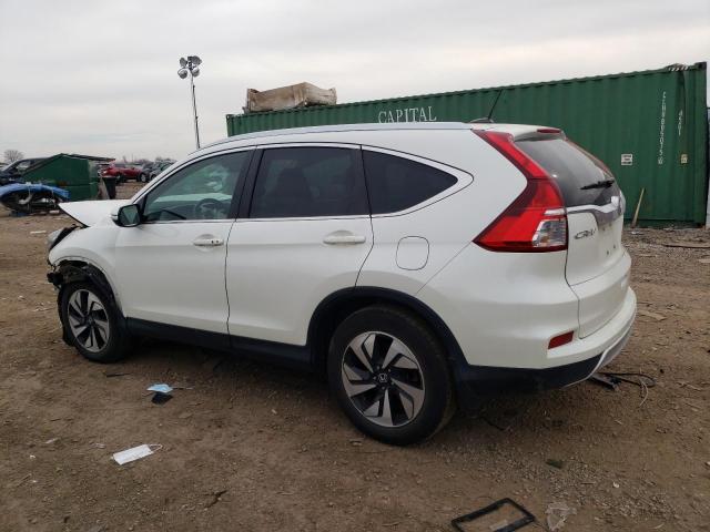 5J6RM4H90GL066640 - 2016 HONDA CR-V TOURING WHITE photo 2