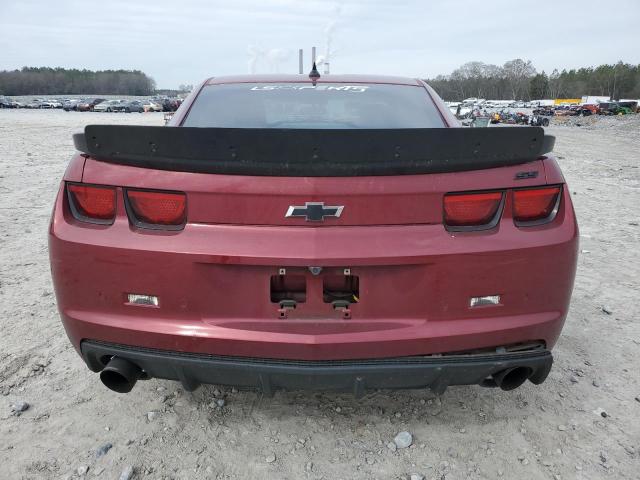 2G1FK1EJ3B9122011 - 2011 CHEVROLET CAMARO 2SS RED photo 6