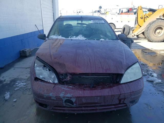 1FAFP34N17W111859 - 2007 FORD FOCUS ZX4 BURGUNDY photo 5