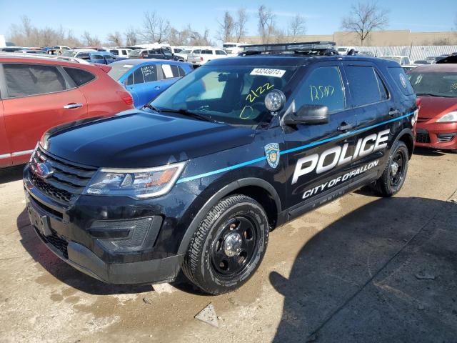 1FM5K8AR0HGC67018 - 2017 FORD EXPLORER POLICE INTERCEPTOR BLACK photo 1