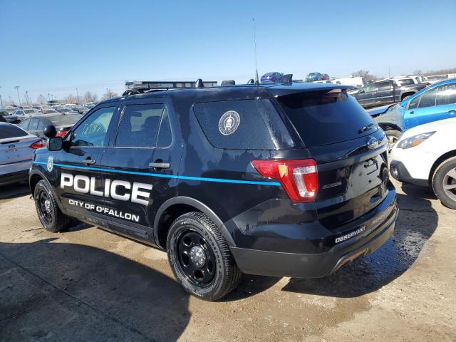 1FM5K8AR0HGC67018 - 2017 FORD EXPLORER POLICE INTERCEPTOR BLACK photo 2