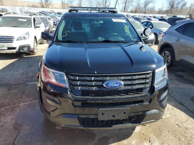 1FM5K8AR0HGC67018 - 2017 FORD EXPLORER POLICE INTERCEPTOR BLACK photo 5