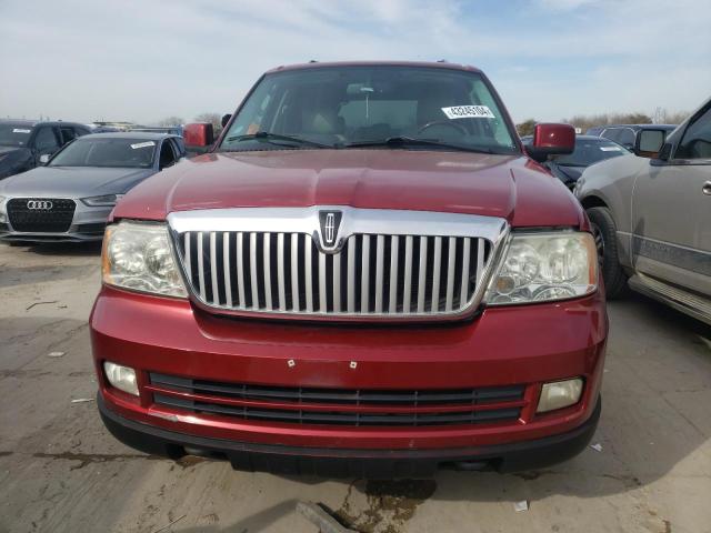 5LMFU27566LJ01300 - 2006 LINCOLN NAVIGATOR წითელი ფოტო 5