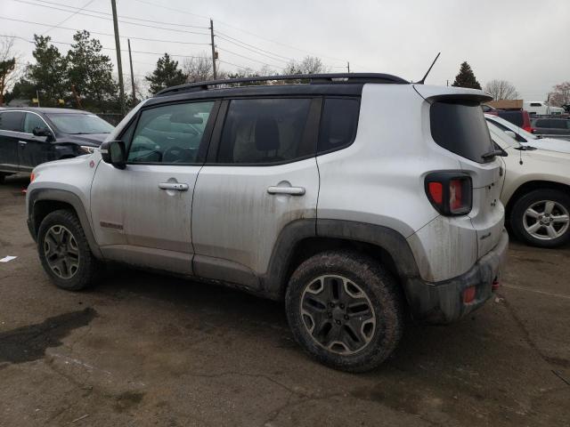 ZACCJBCTXGPD18630 - 2016 JEEP RENEGADE TRAILHAWK SILVER photo 2