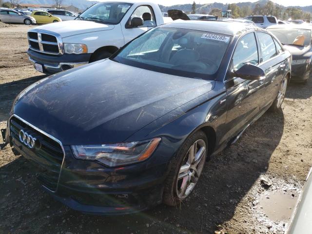 WAUHGAFC9FN013084 - 2015 AUDI A6 PRESTIGE გრაფიტი ფოტო 1