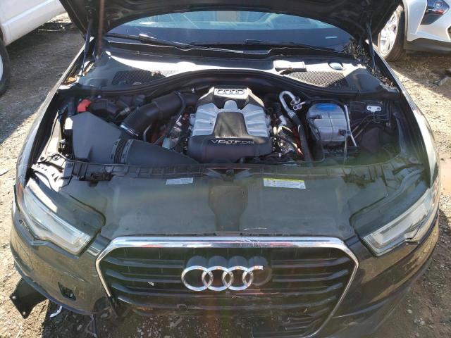 WAUHGAFC9FN013084 - 2015 AUDI A6 PRESTIGE გრაფიტი ფოტო 11