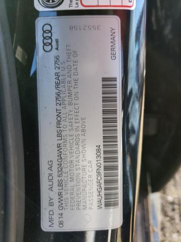 WAUHGAFC9FN013084 - 2015 AUDI A6 PRESTIGE გრაფიტი ფოტო 13