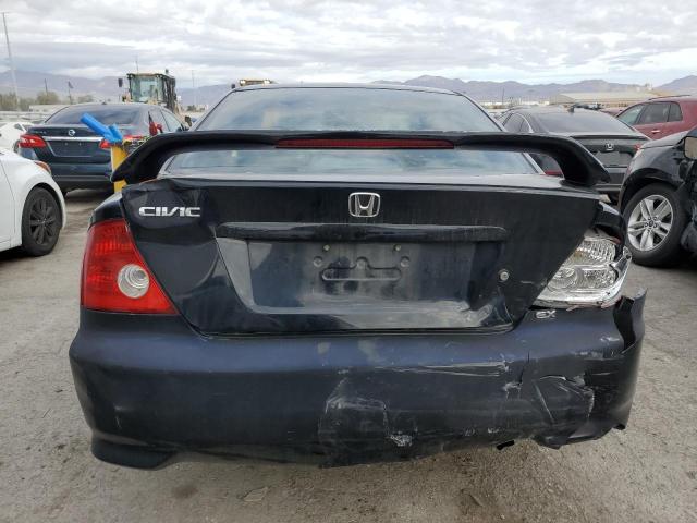 1HGEM22985L008789 - 2005 HONDA CIVIC EX BLACK photo 6