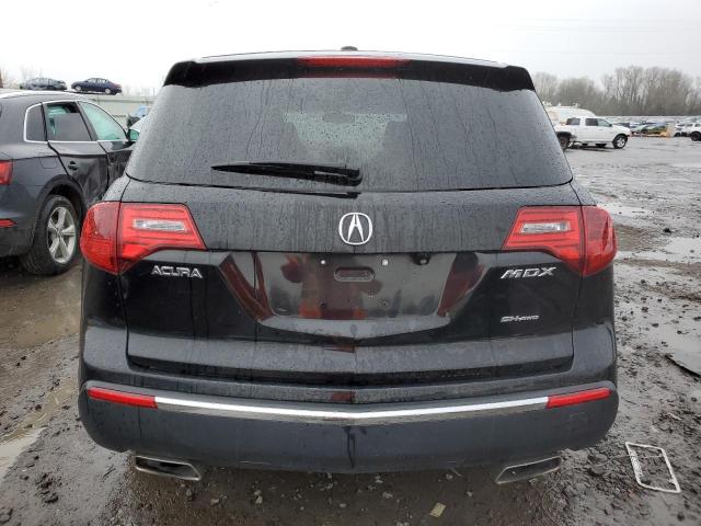 2HNYD2H54BH528913 - 2011 ACURA MDX ADVANCE BLACK photo 6