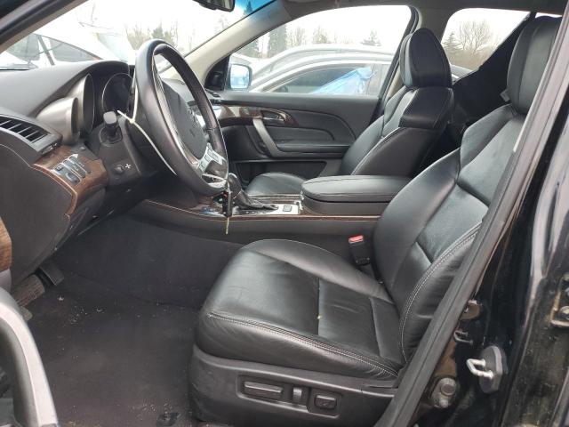 2HNYD2H54BH528913 - 2011 ACURA MDX ADVANCE BLACK photo 7