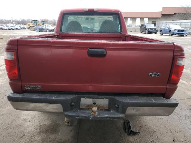 1FTYR10C01PA54741 - 2001 FORD RANGER BURGUNDY photo 6