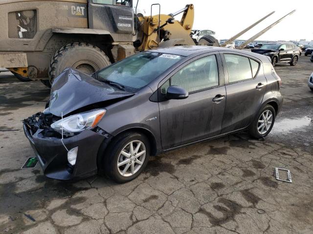 JTDKDTB38F1113705 - 2015 TOYOTA PRIUS C GRAY photo 1