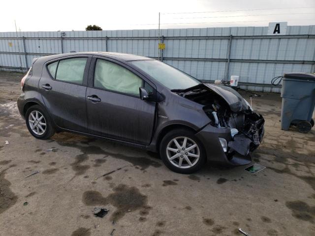 JTDKDTB38F1113705 - 2015 TOYOTA PRIUS C GRAY photo 4