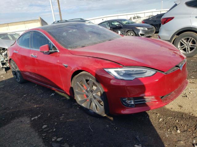 5YJSA1E48JF247731 - 2018 TESLA MODEL S წითელი ფოტო 4