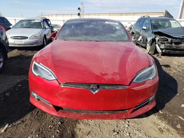 5YJSA1E48JF247731 - 2018 TESLA MODEL S წითელი ფოტო 5