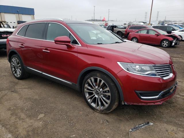 2LMTJ8LP4GBL61466 - 2016 LINCOLN MKX RESERVE წითელი ფოტო 4