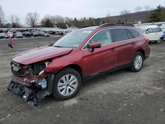 4S4BSAHC4K3281577 - 2019 SUBARU OUTBACK 2.5I PREMIUM RED photo 1