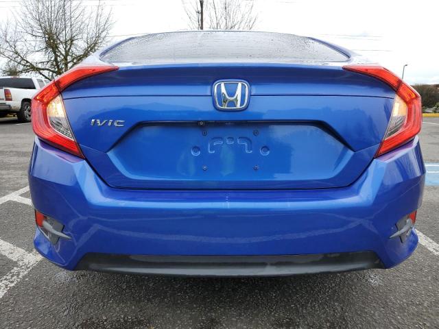 2HGFC2F54GH545433 - 2016 HONDA CIVIC LX BLUE photo 6