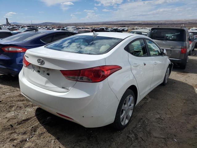 5NPDH4AEXDH245327 - 2013 HYUNDAI ELANTRA GLS WHITE photo 3