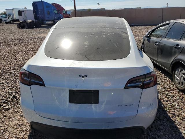 7SAYGAEE9NF404712 - 2022 TESLA MODEL Y WHITE photo 6