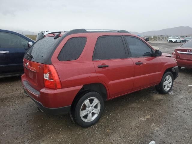 KNDJF724097574355 - 2009 KIA SPORTAGE LX MAROON photo 3