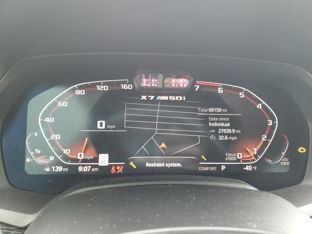 5UXCX6C0XL9C35059 - 2020 BMW X7 M50I BLACK photo 9