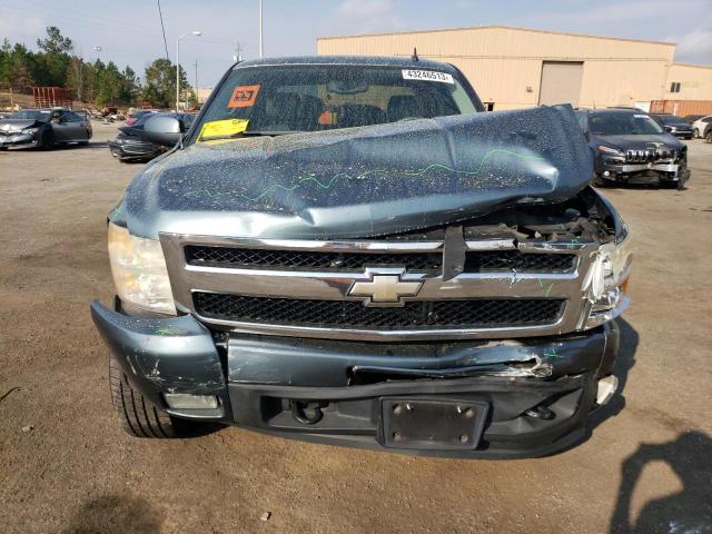 3GCEC33J69G185201 - 2009 CHEVROLET SILVERADO C1500 LTZ BLUE photo 5