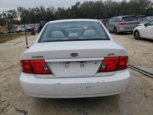 KNAGD128255413170 - 2005 KIA OPTIMA LX WHITE photo 6