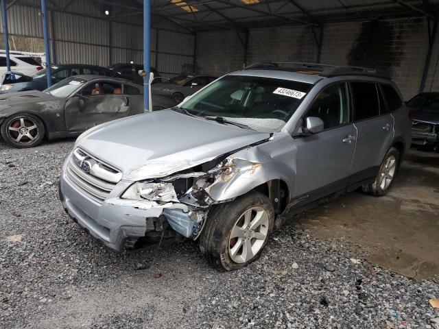 4S4BRCDC5E3235502 - 2014 SUBARU OUTBACK 2.5I PREMIUM SILVER photo 1