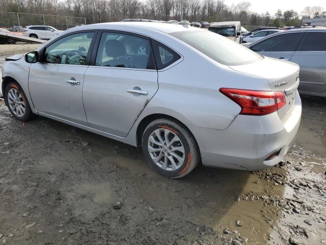 3N1AB7AP5KY279749 - 2019 NISSAN SENTRA S SILVER photo 2