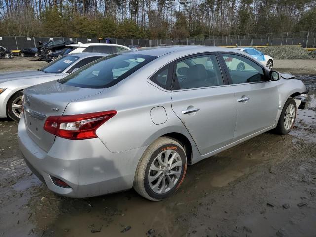 3N1AB7AP5KY279749 - 2019 NISSAN SENTRA S SILVER photo 3