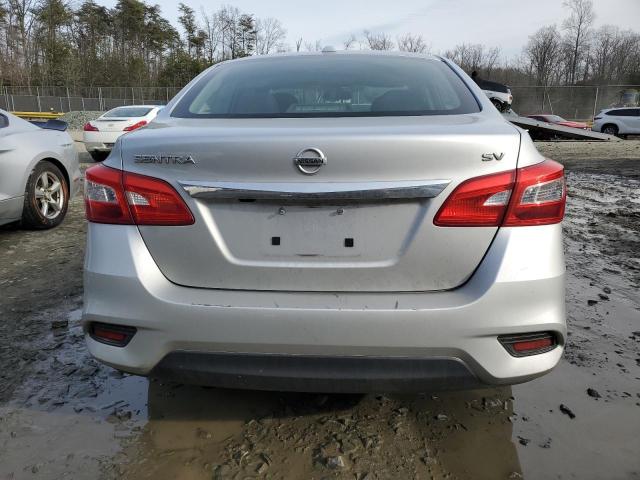 3N1AB7AP5KY279749 - 2019 NISSAN SENTRA S SILVER photo 6