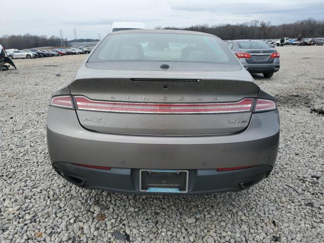 3LN6L2G9XGR616974 - 2016 LINCOLN MKZ GRAY photo 6