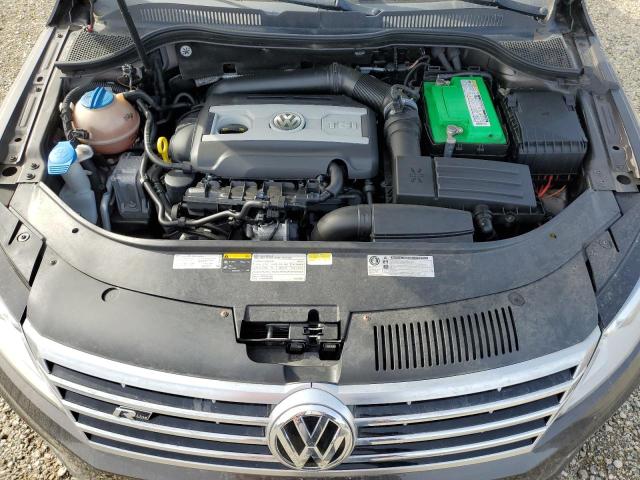 WVWBP7AN4EE533437 - 2014 VOLKSWAGEN CC SPORT GRAY photo 11