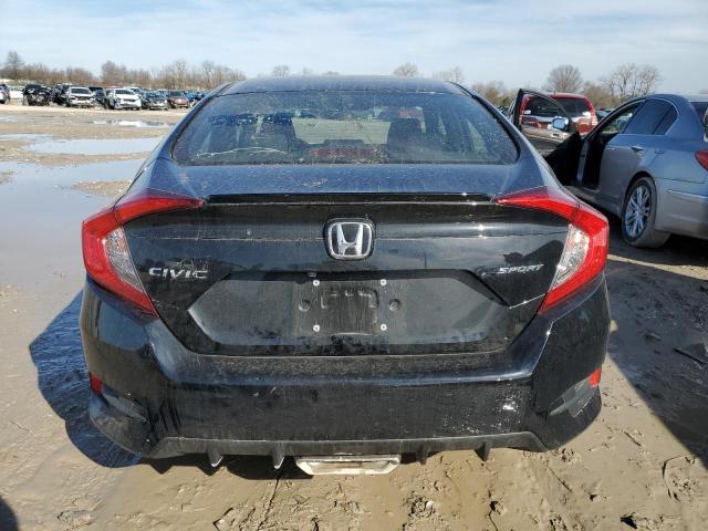 2HGFC2F8XMH546253 - 2021 HONDA CIVIC SPORT BLACK photo 6