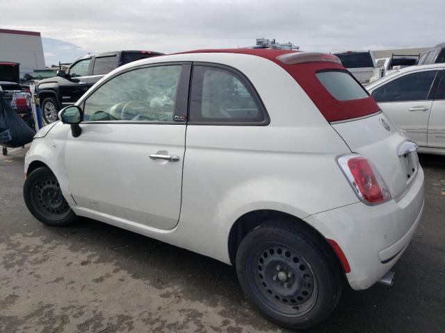 3C3CFFDR4FT570445 - 2015 FIAT 500 POP WHITE photo 2